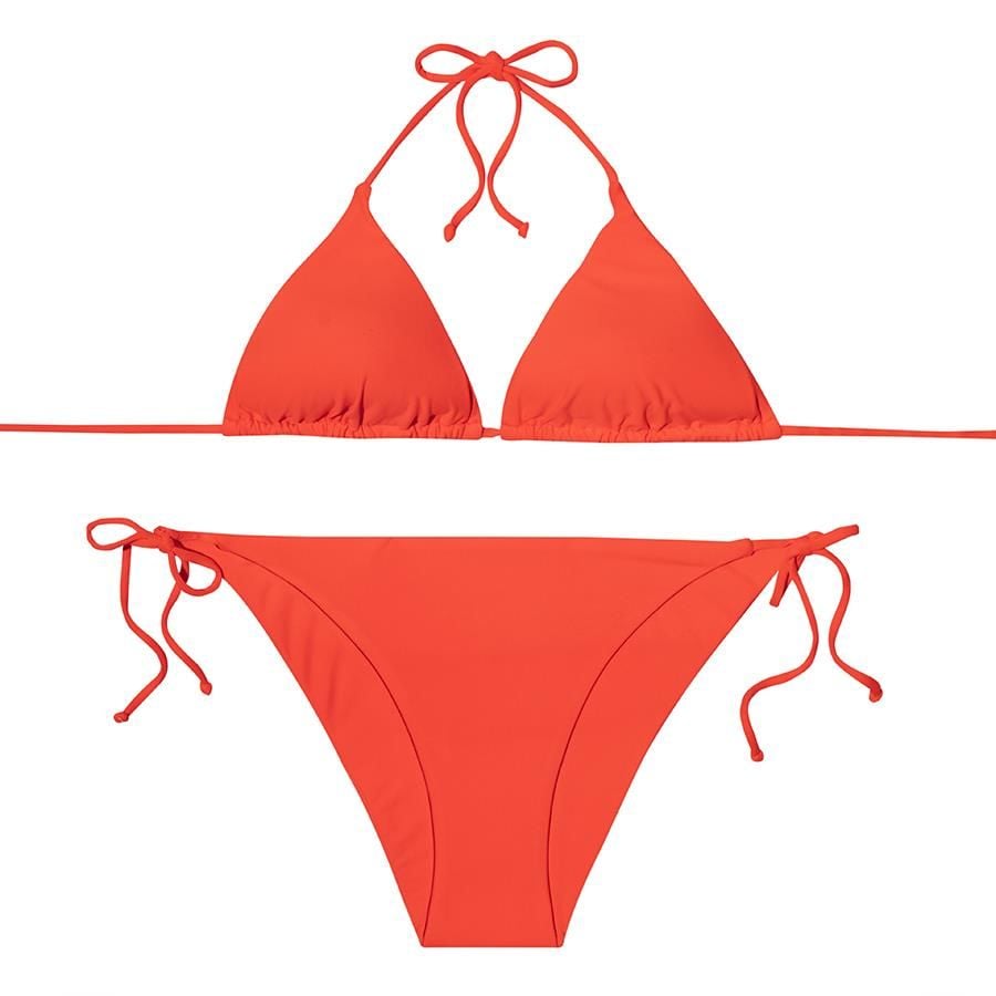 Neon Orange Bikini - Triangle