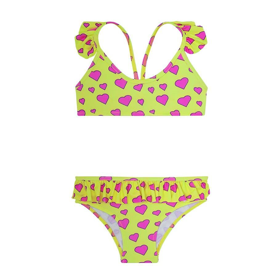 Neon Hearts Bikini