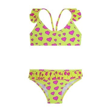 Neon Hearts Bikini